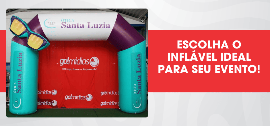 Escolha o inflável ideal para seu evento!